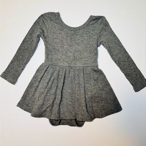 Little Sleepies Gray Play Skirt Dress Size 6-12M